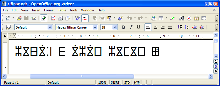 Essai avec fr.OpenOffice.org